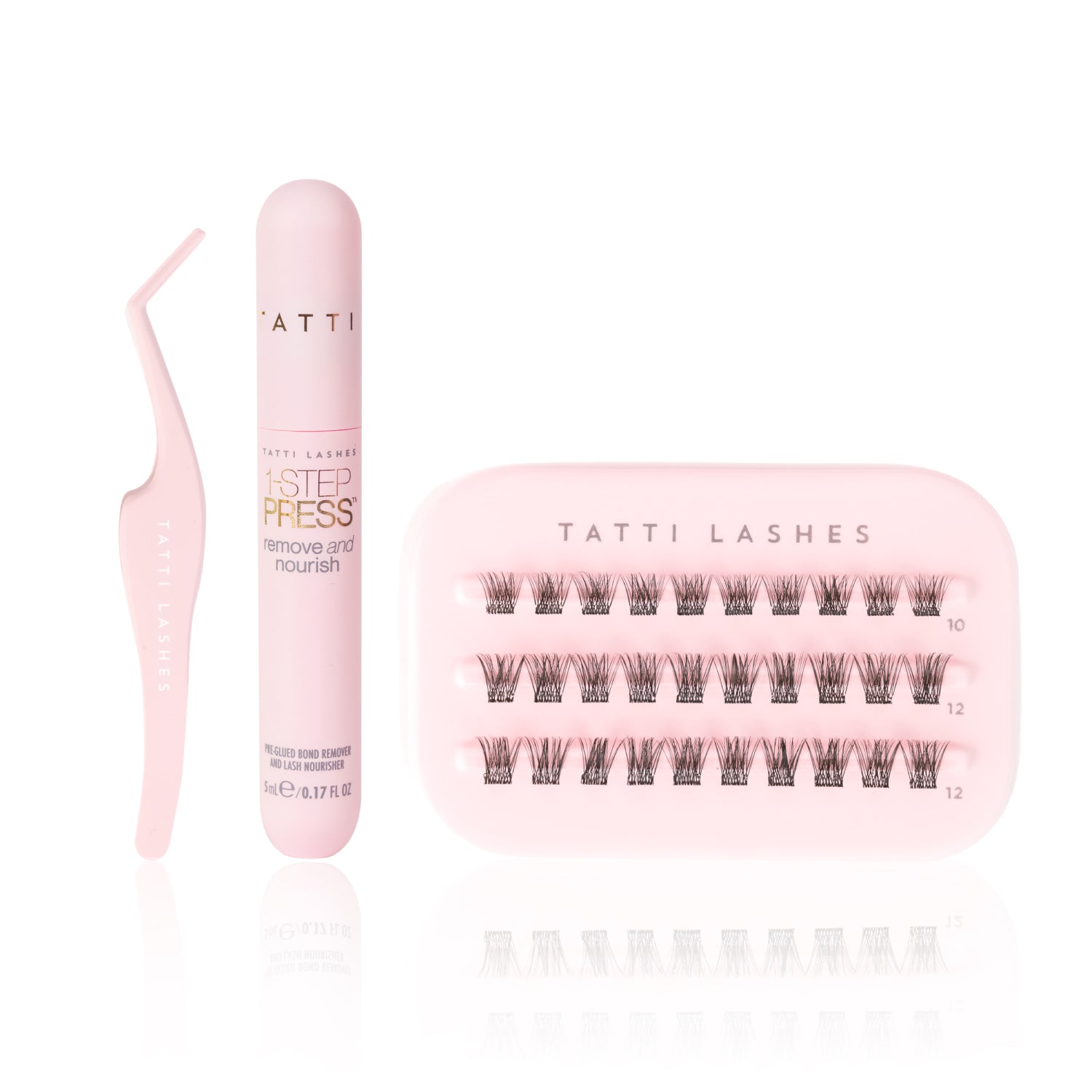 1-Step Press™ Pre Glued Gift Set - Hybrid Volume Set (10/12/12mm)