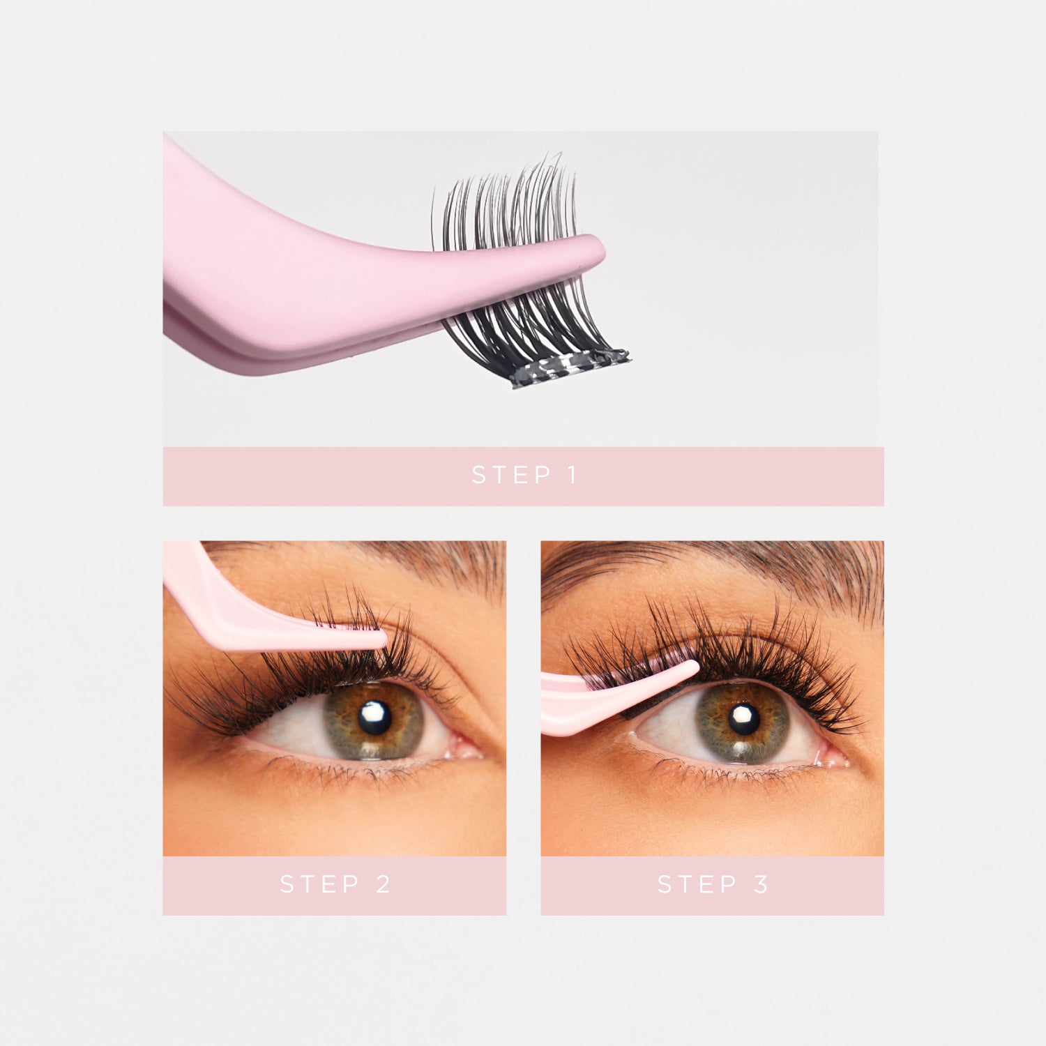 1-Step Press™ Pre Glued Gift Set - Hybrid Volume Set (10/12/12mm)