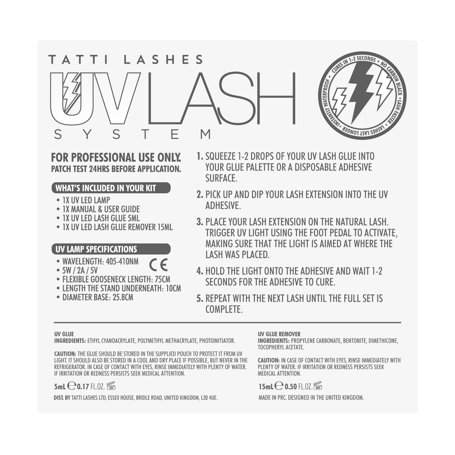 UVLash Full Kit & Course with Kit
