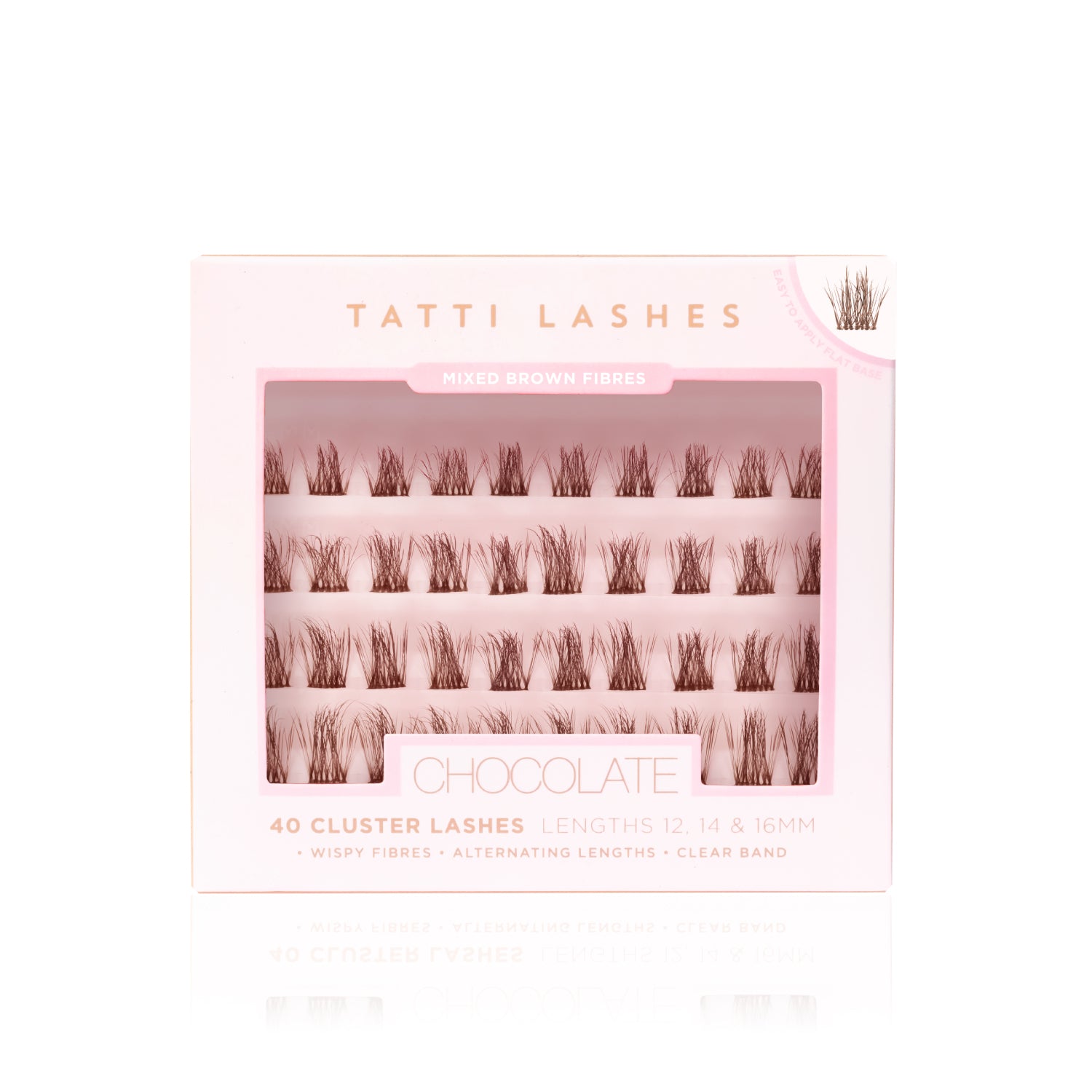 Wispy Volume Chocolate Individual Lashes Tatti Lashes