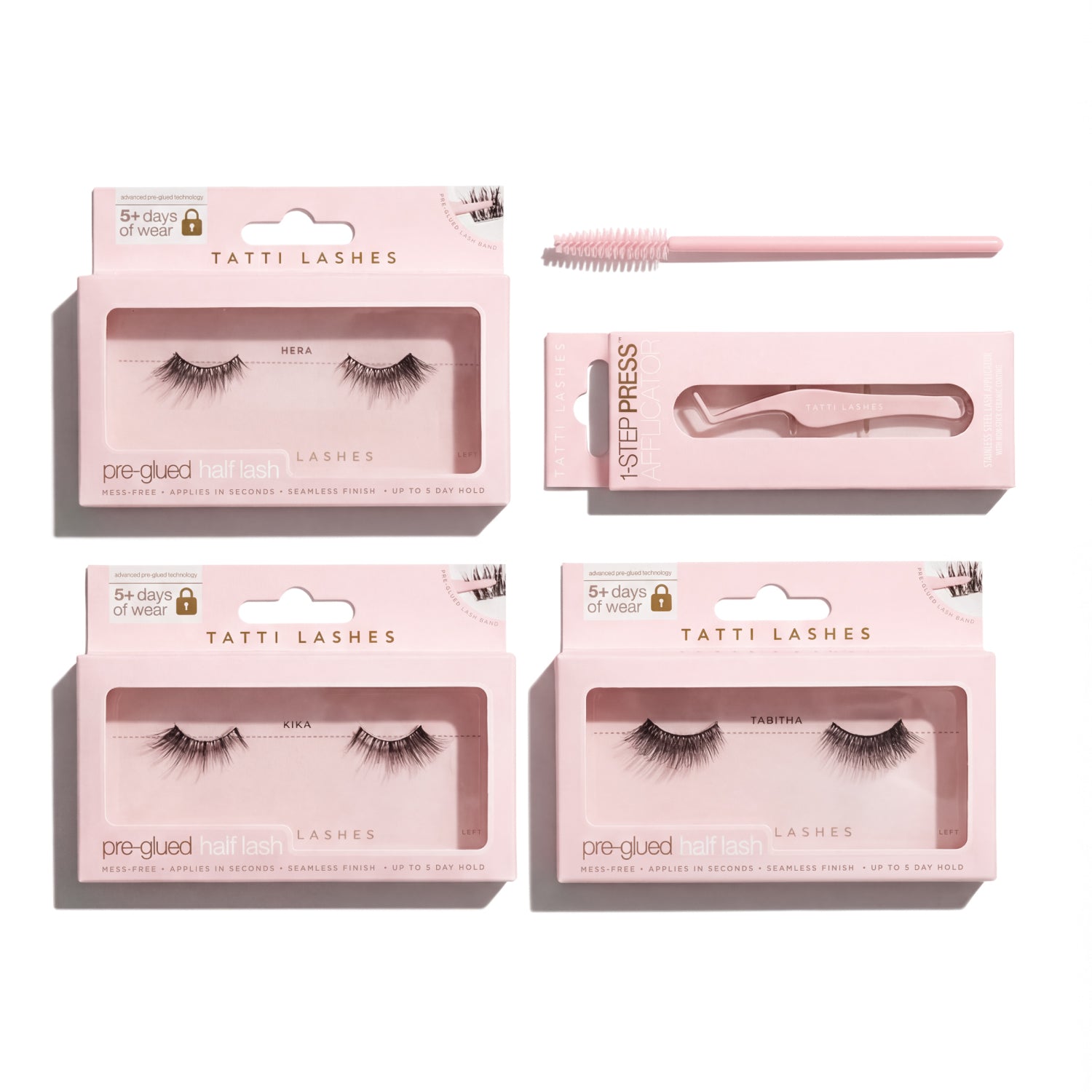 Pre-Glued Half Lash Kit