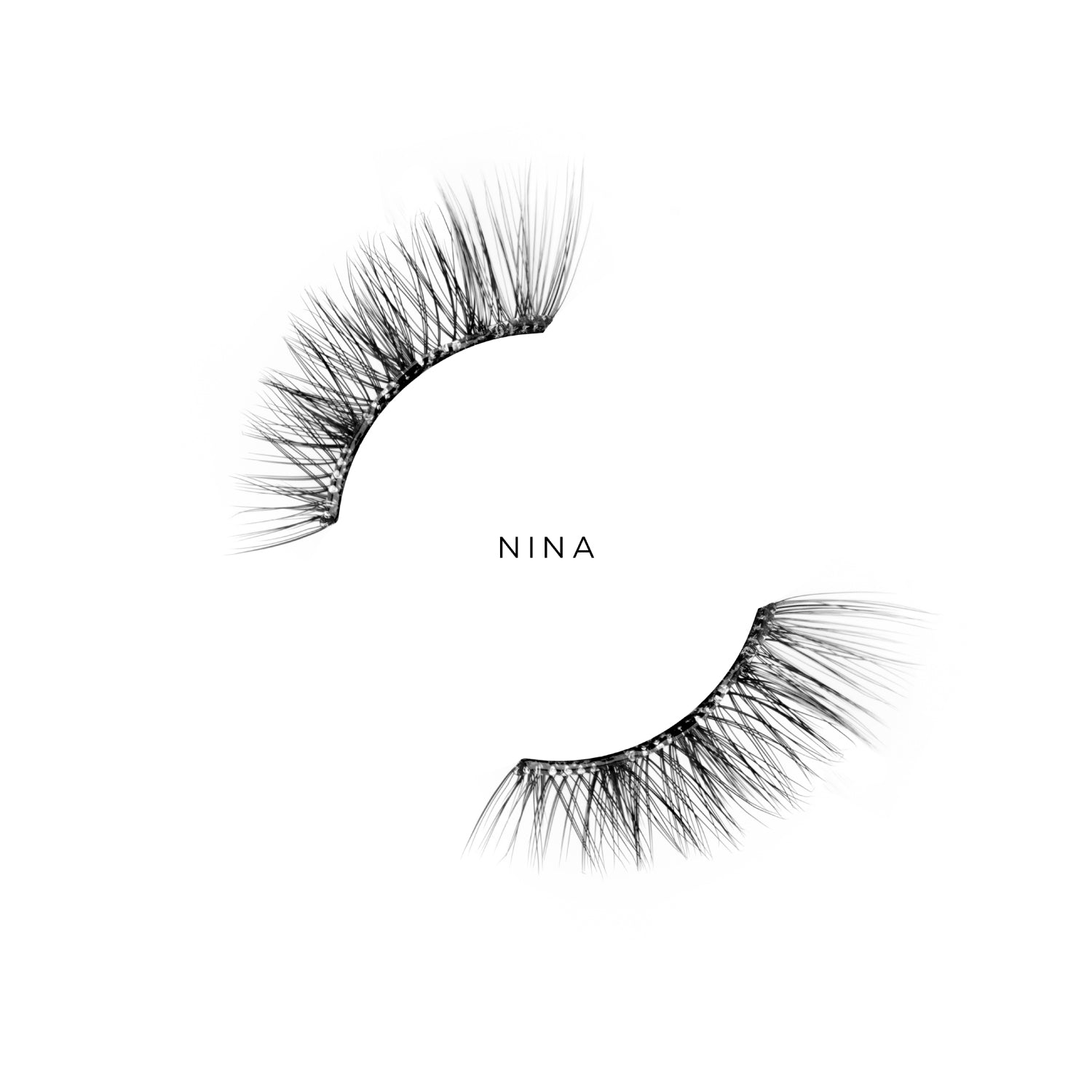 Nina Pre-Glued Half Lashes