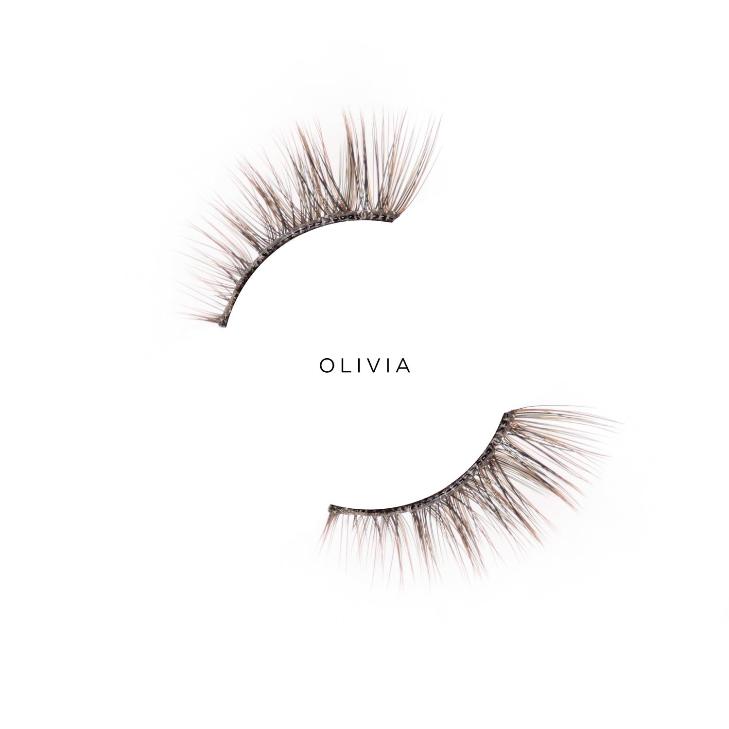 Olivia Pre-Glued Half Lashes