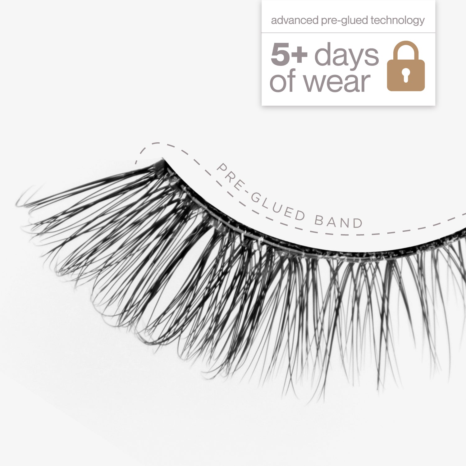 Sophia Pre-Glued Half Lashes