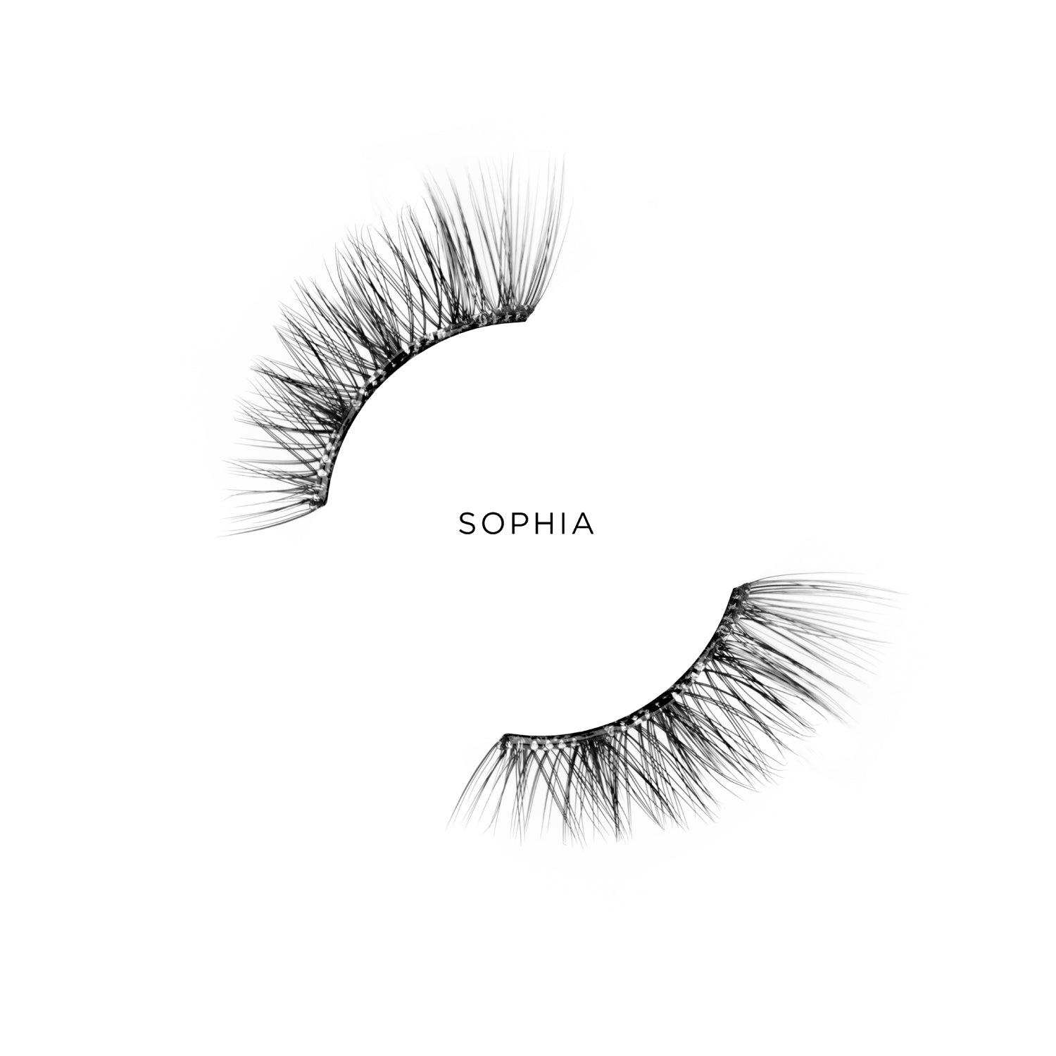 Demi-cils auto-adhésifs Sophia