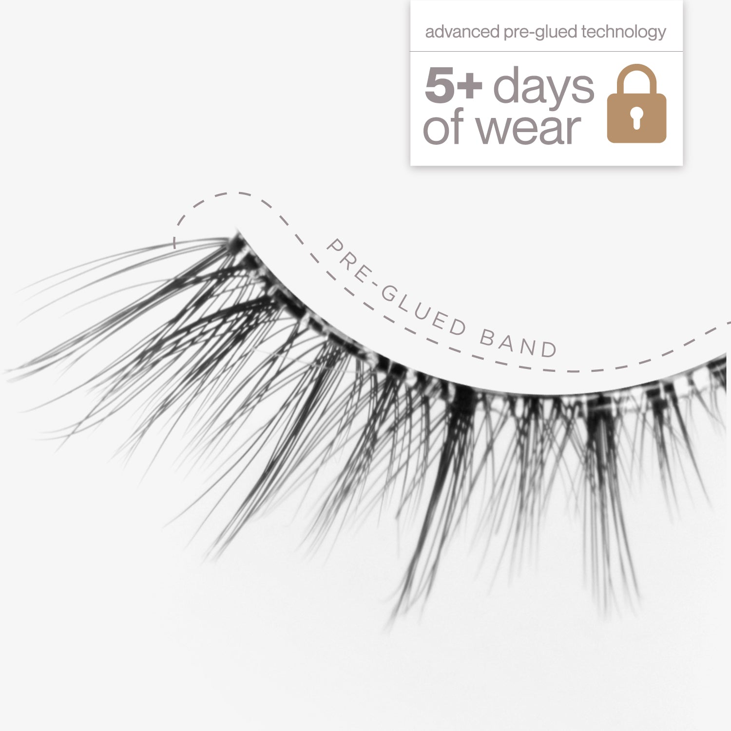 Kika Pre-Glued Half Lashes