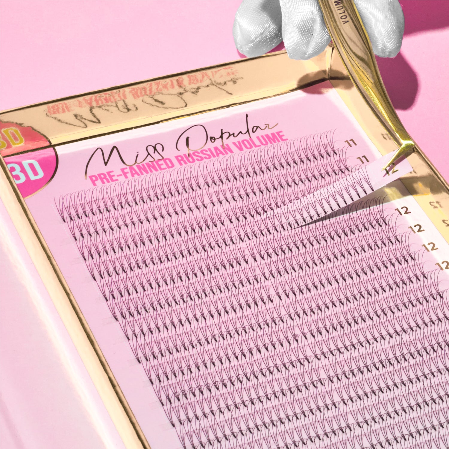 3D Mixed-Length Pre Russian Lashes XL