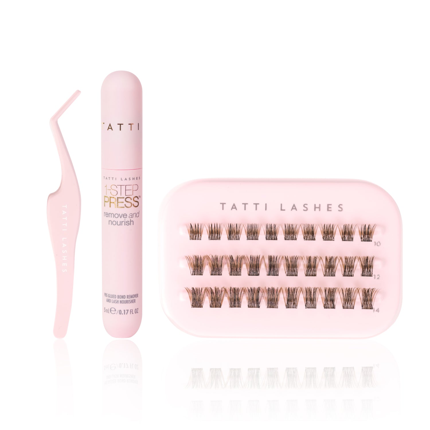 1-Step Press™ Pre Glued Gift Set - Mocha Set (10/12/14mm)
