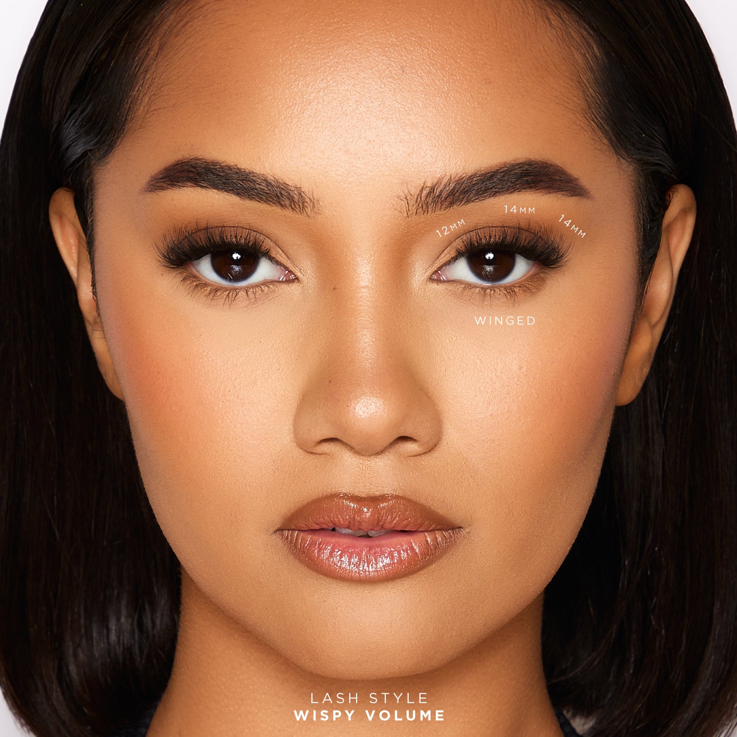 1-Step Press™ Pre-Glued Cluster Lash Kit - Wispy Volume