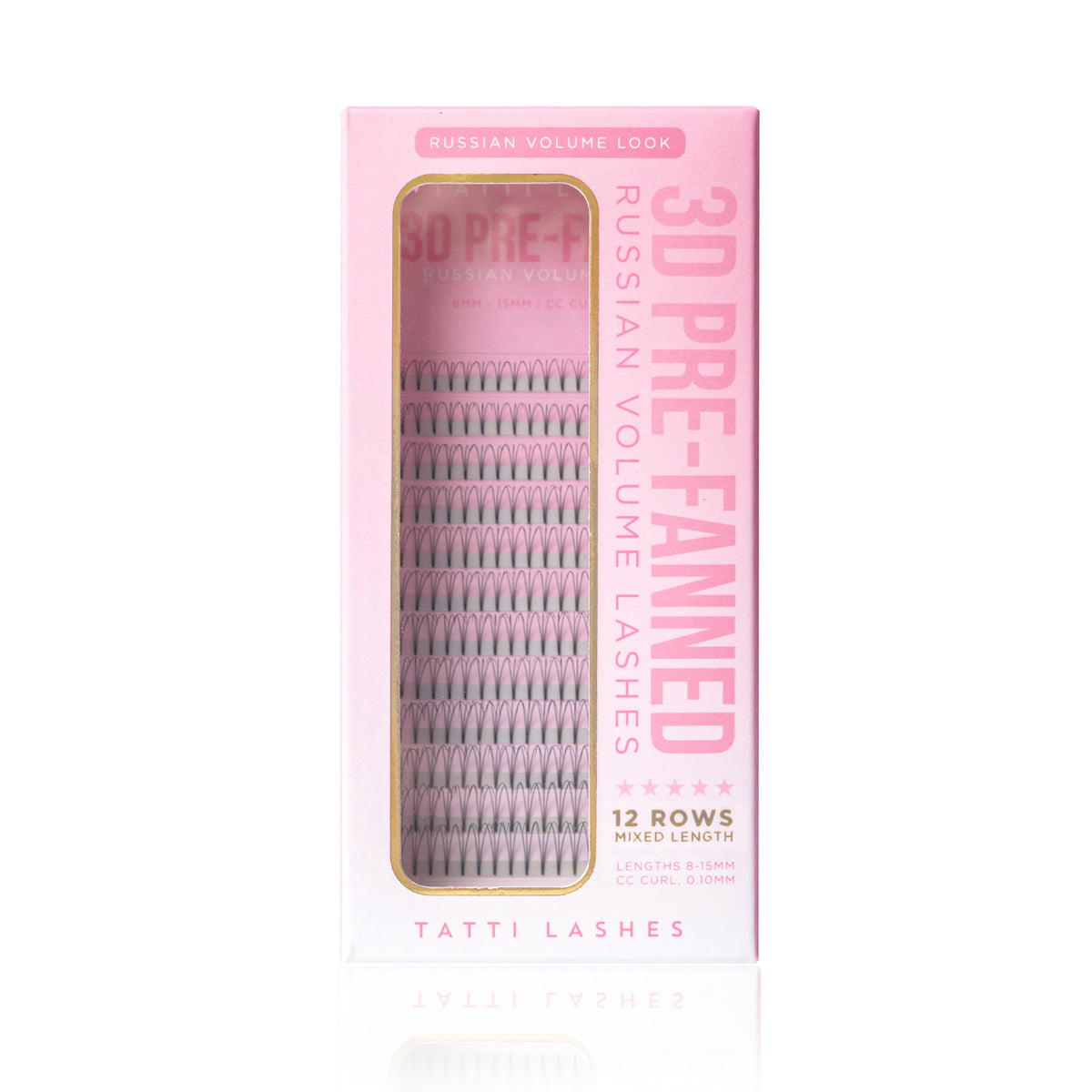 Tatti Lashes CC Curl Pre-Russian Mixed Length Lashes