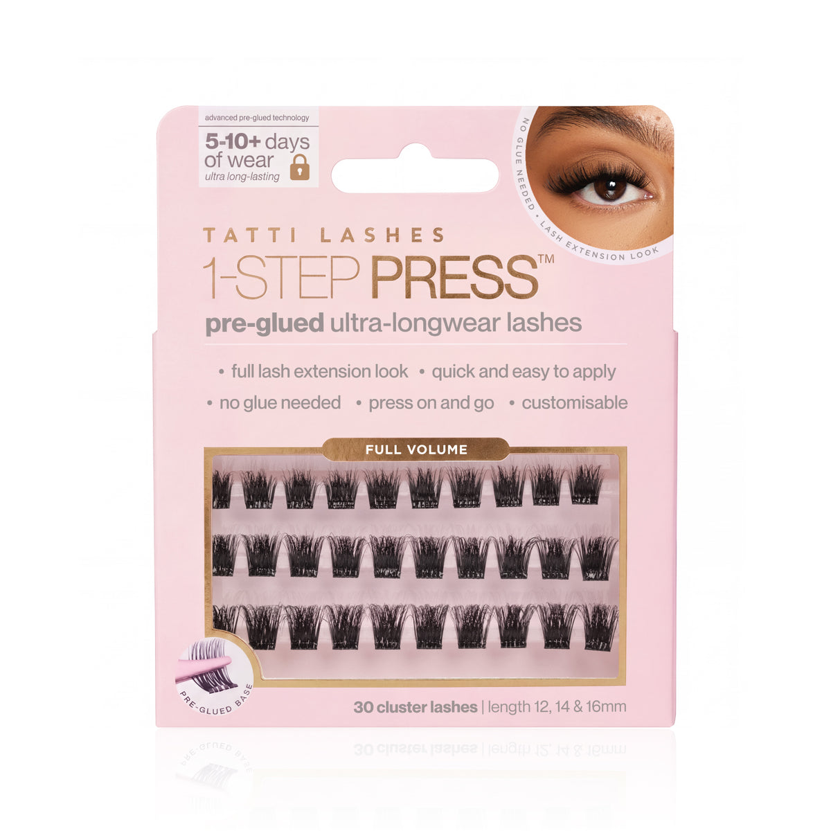 Tatti Lashes Full Volume Pre-Glued Individual Lashes
