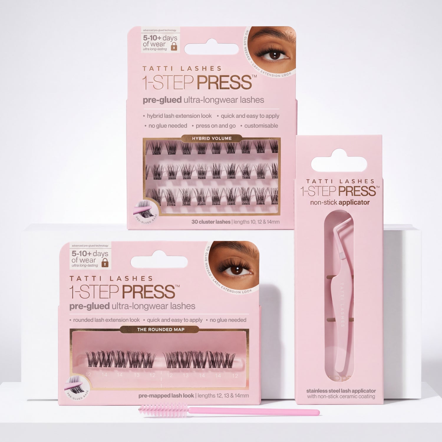 Pre Glued Glam Cluster Lash Bundle