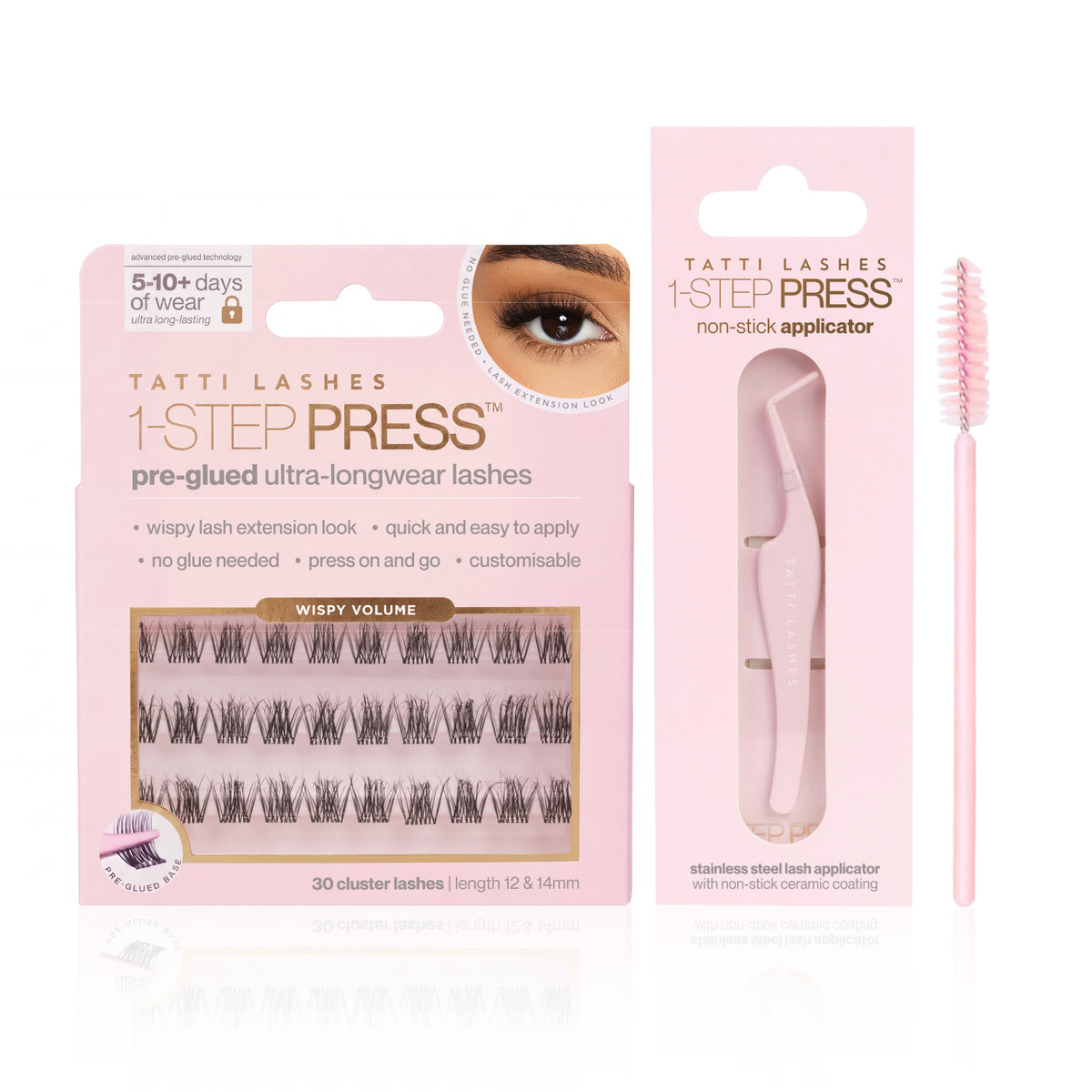 Tatti Lashes 1-Step Press™ Pre-Glued Lash Kit