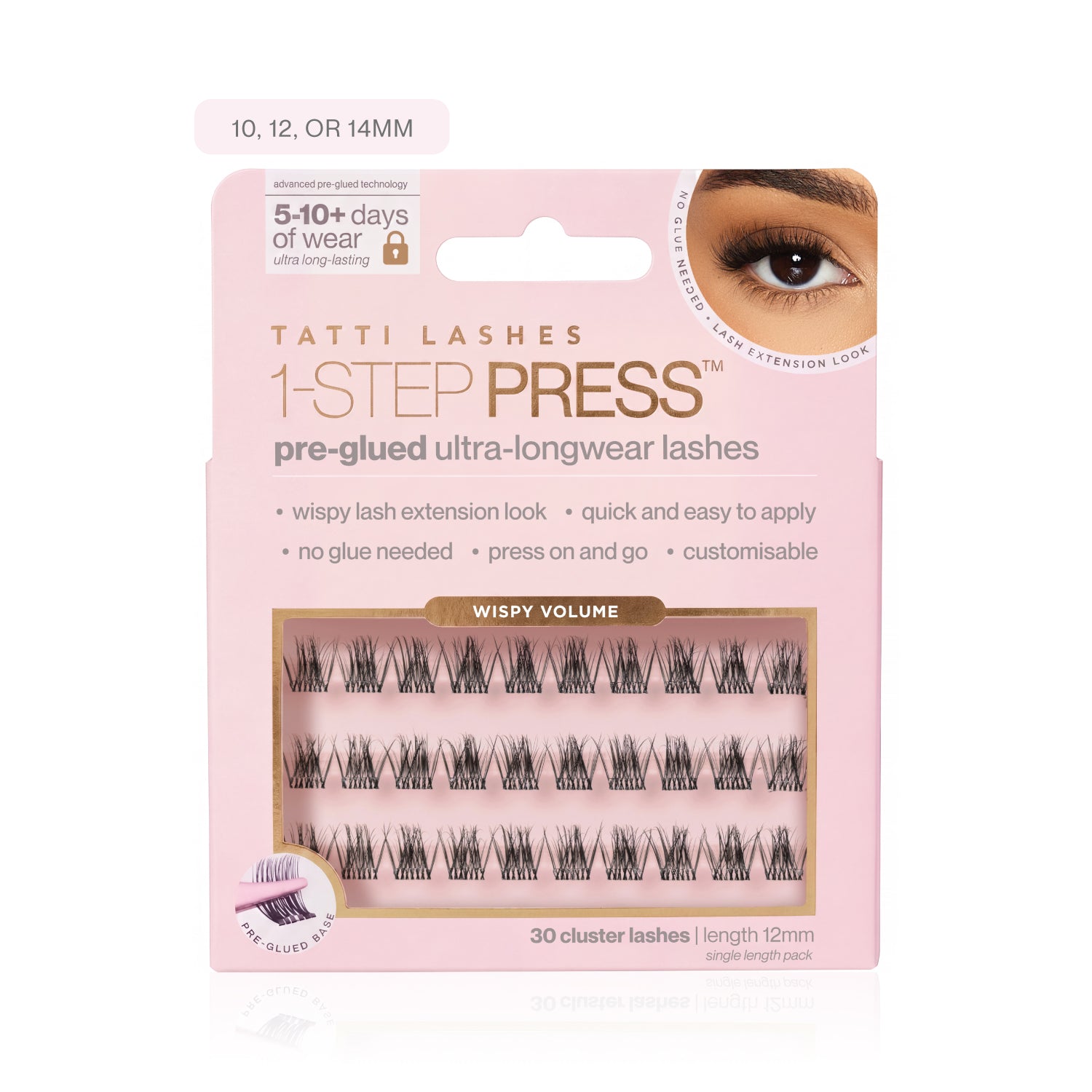 Wispy Volume Pre-Glued Individuals -  Single Length