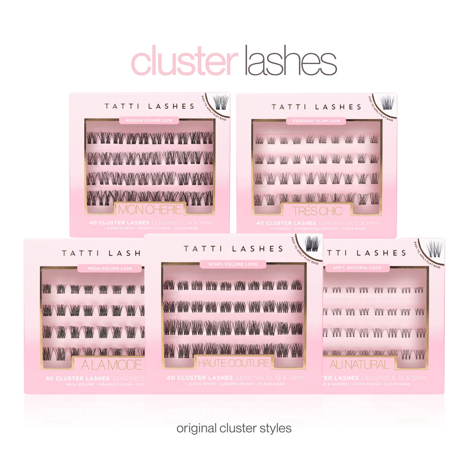Mix & Match Invisi-Lash 2 Clusters + Glue