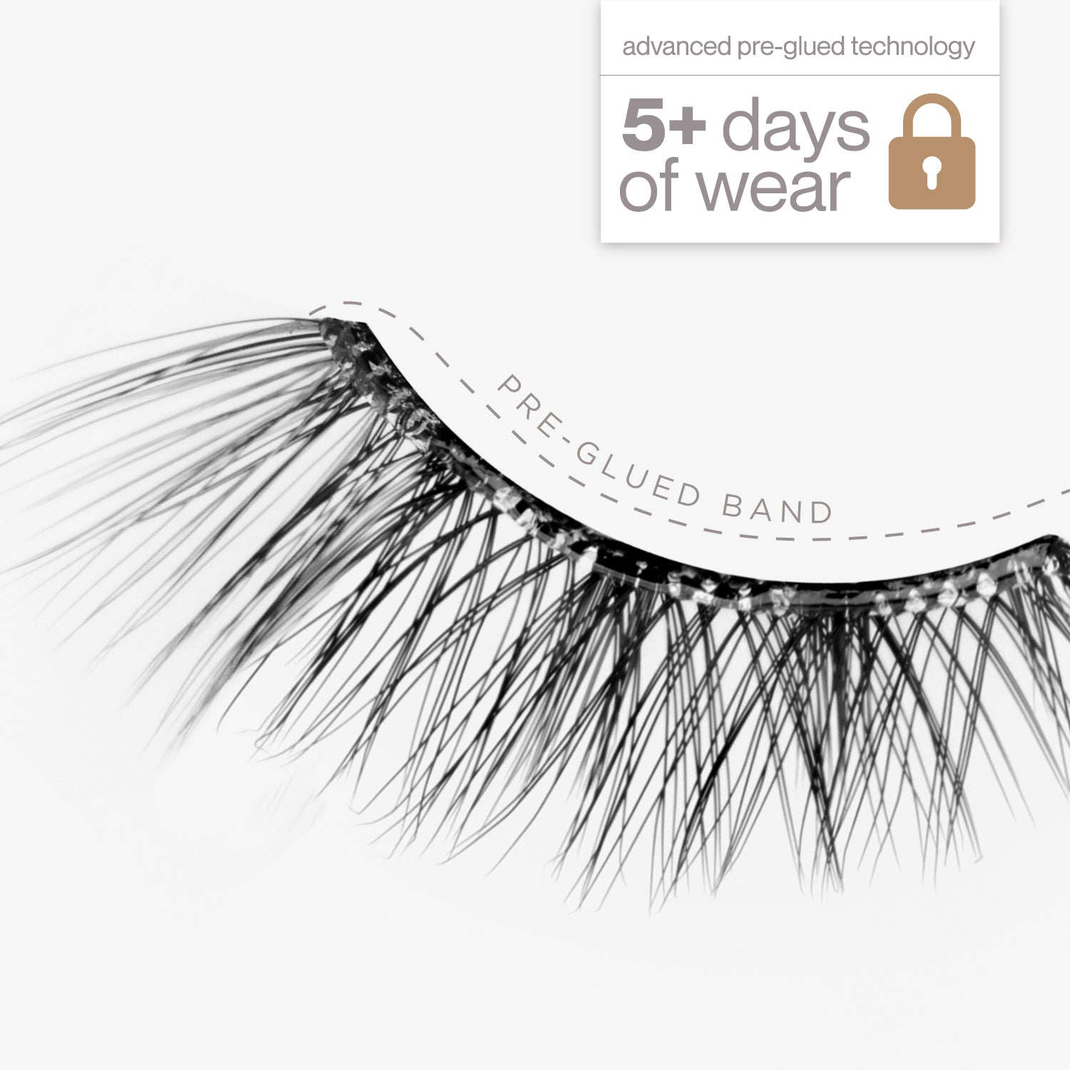Nina Pre-Glued Half Lashes