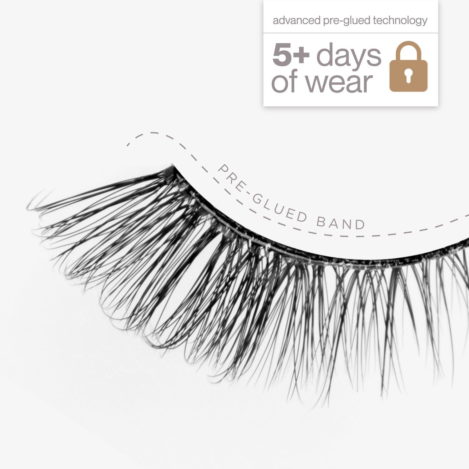Nina Pre-Glued Half Lashes