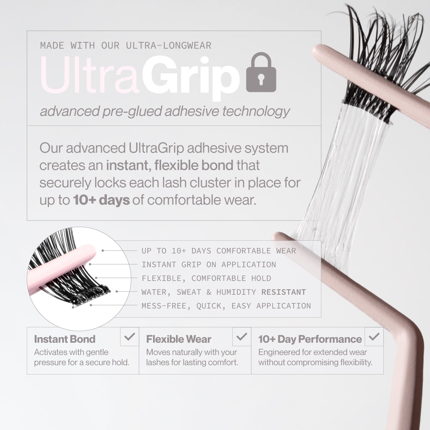 1-Step Press™ Pre-Glued Lash Kit