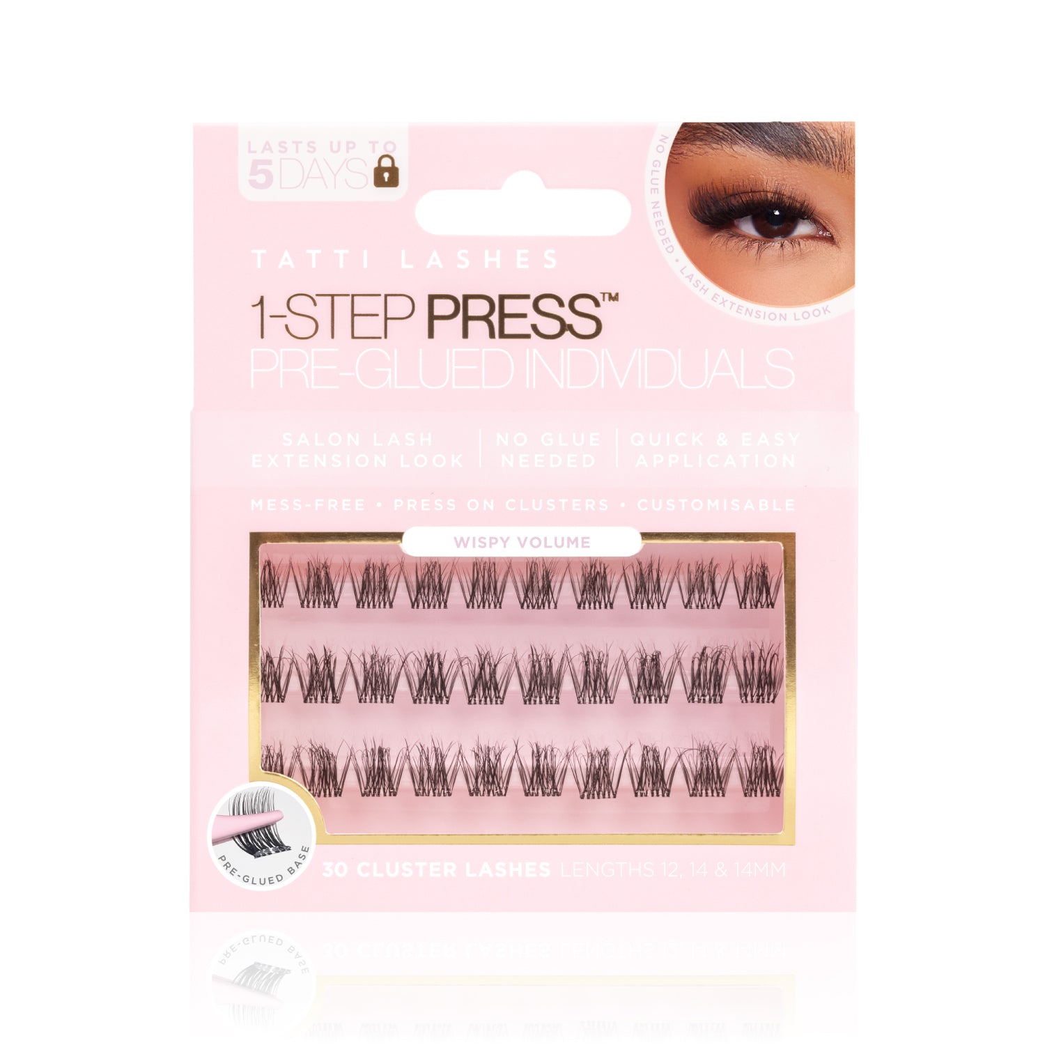 1-Step Press™ Pre-Glued Lash Kit