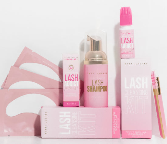 Lash Tech Essentials 1-Step Press™ Pre-Glued Lash Kit | Tatti Lashes