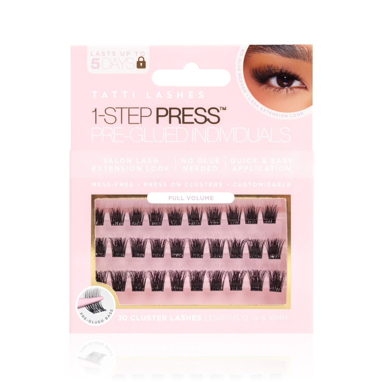 1-Step Press™ Pre-Glued Lash Kit