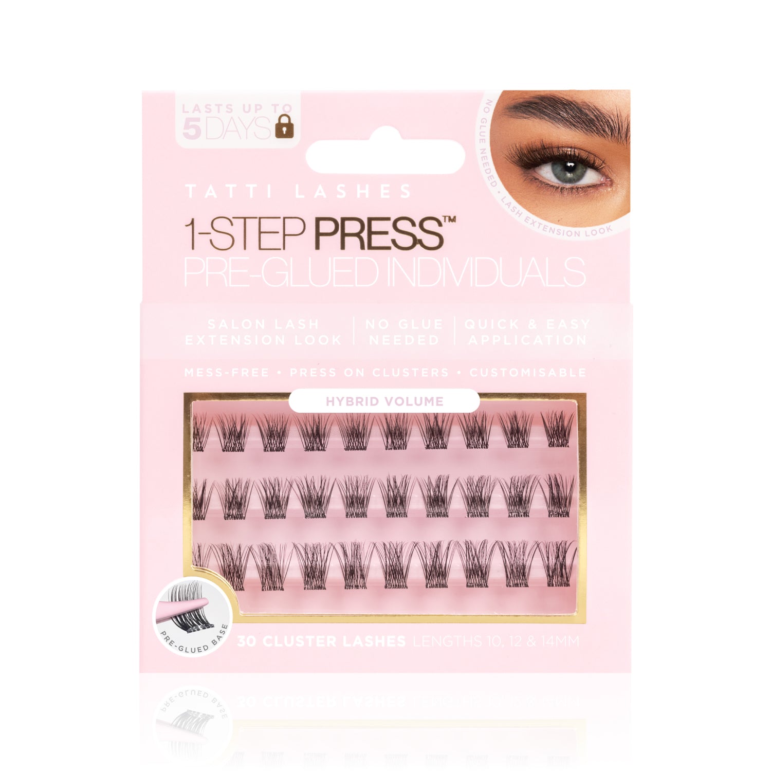 1-Step Press™ Pre-Glued Lash Kit