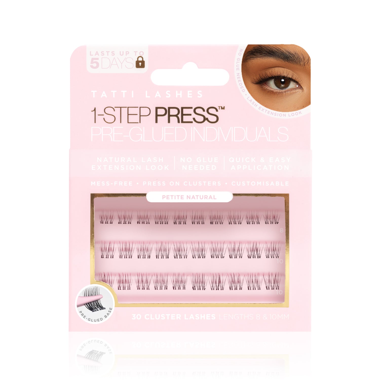 1-Step Press™ Pre-Glued Lash Kit