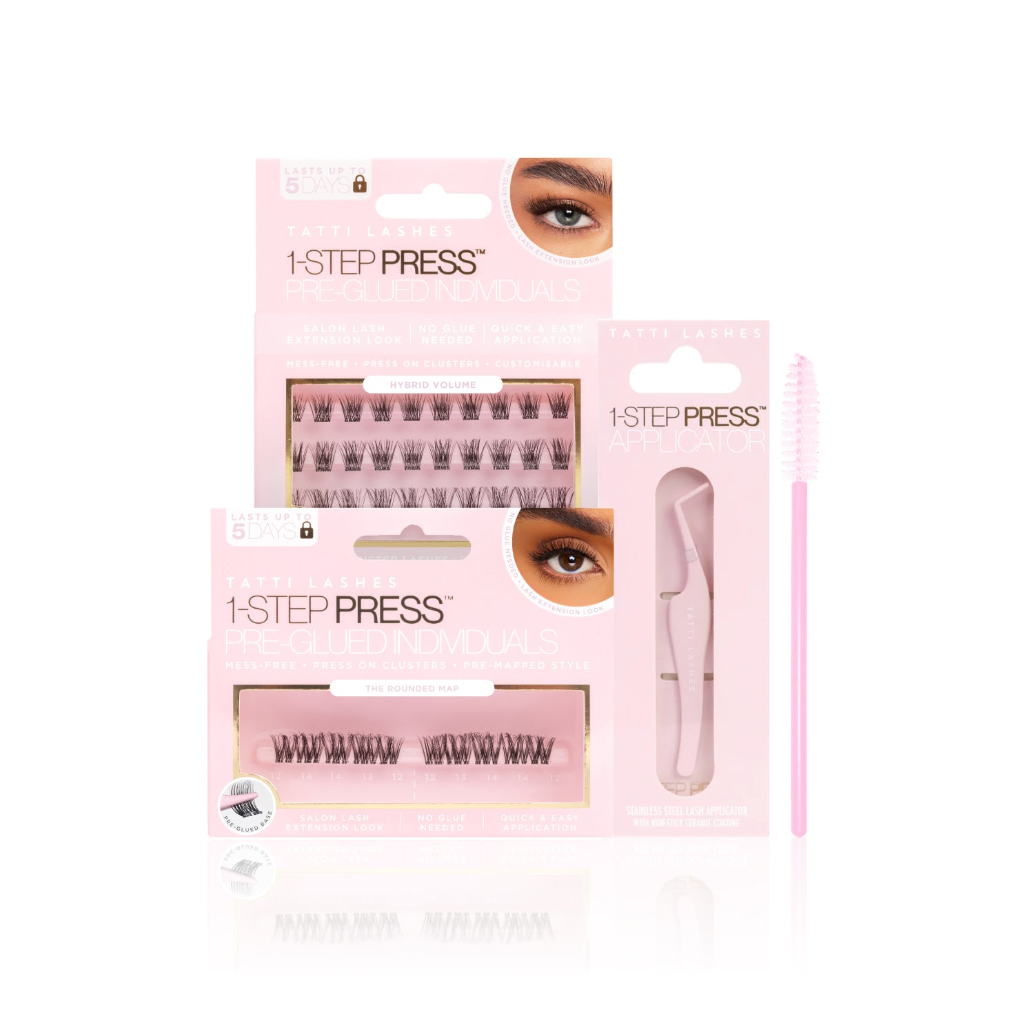 Pre-Glued Soft Glam Bundle